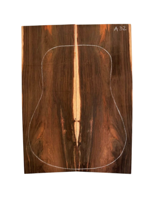 Brazilian Rosewood Set A32| Back and Sides | Acoustic Guitar