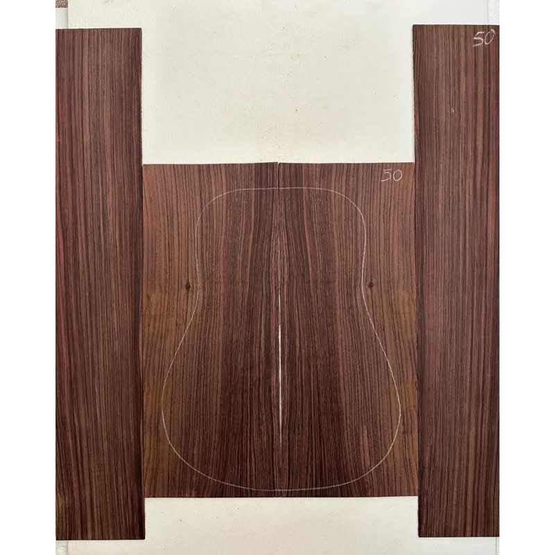 Indian Rosewood Back and Sides 50 | Acoustic Guitar Jumbo Set