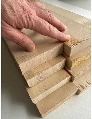 10 Years Old European Spruce Bracewood  (500/600x90/100x27/30mm)