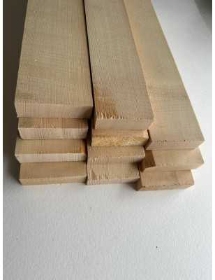 10 Years Old European Spruce Bracewood  (500/600x90/100x27/30mm)