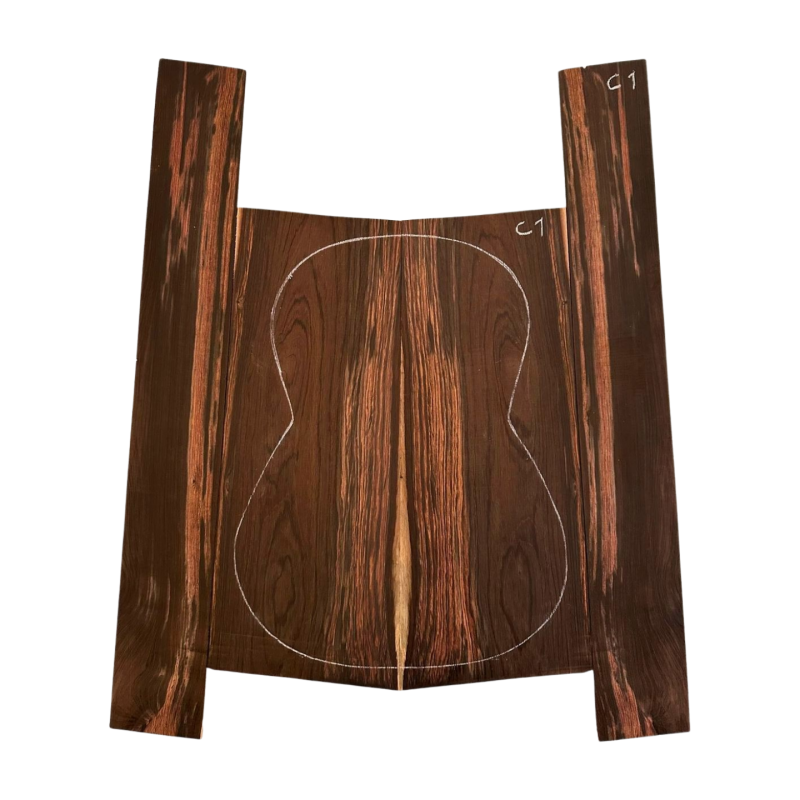 Brazilian Rosewood Set C1| Back and Sides |  Classical Guitar