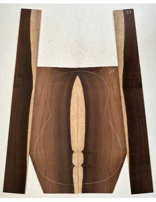 Brazilian Rosewood Set S1| Back and Sides |Classical Guitar