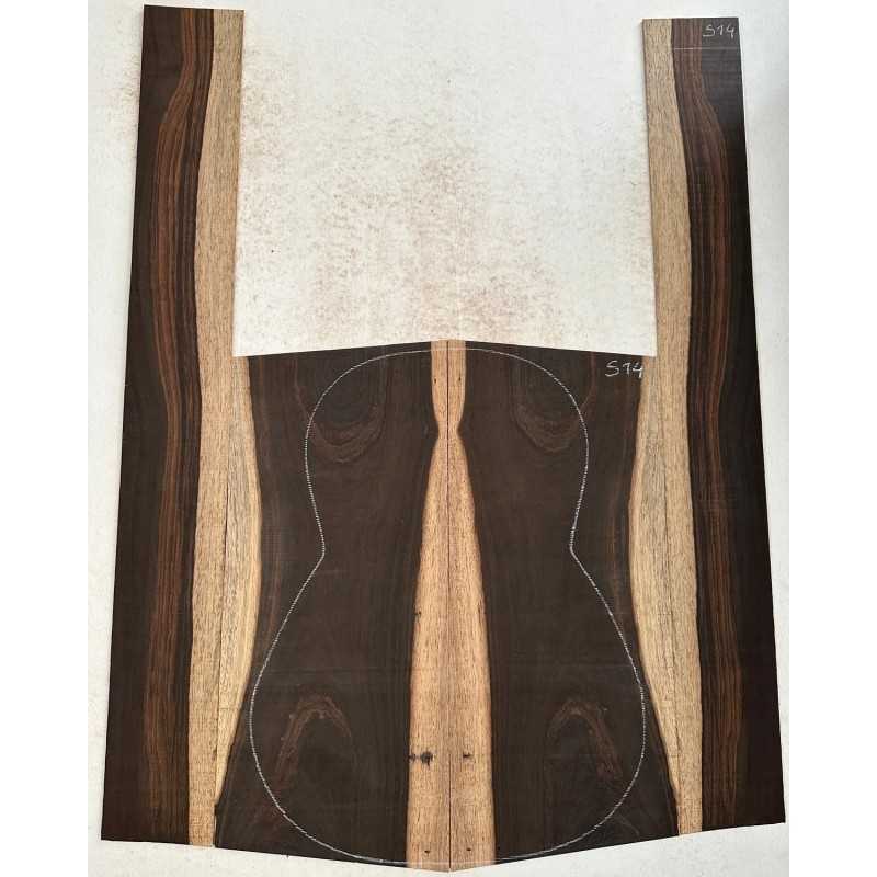 Brazilian Rosewood Set S14 | Back and Sides |Classical Guitar