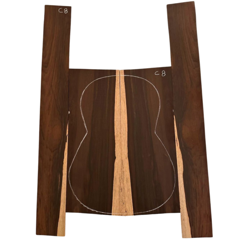 Brazilian Rosewood Set C8| Back and Sides |Classical Guitar