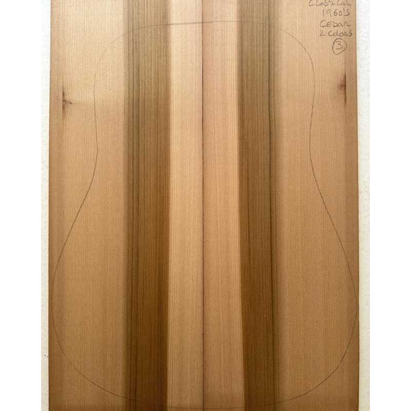 Western Red Cedar Acoustic Guitar Top 3 | 2 Colors | 1960s