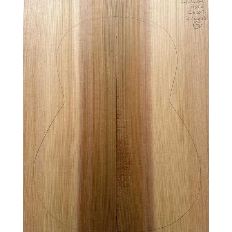 Western Red Cedar Acoustic Guitar Top 5 | 2 Colors | 1960s