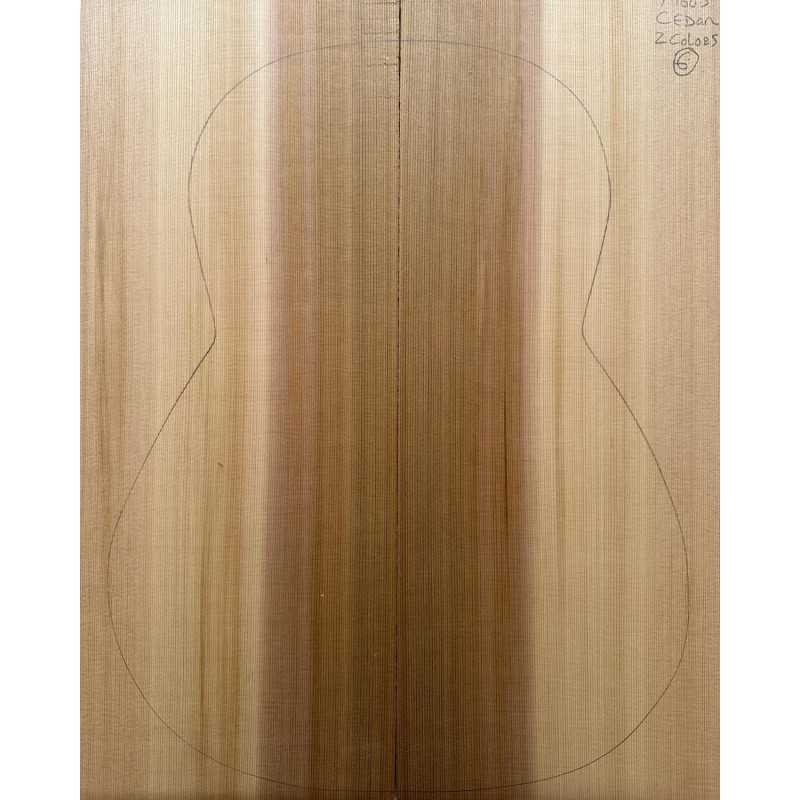 Western Red Cedar Acoustic Guitar Top 6 | 2 Colors | 1960s