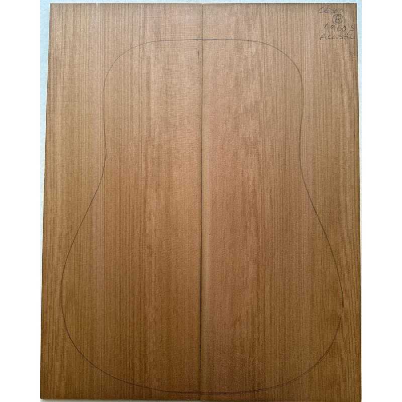 Western Red Cedar Acoustic Guitar Top 8 | 1960s