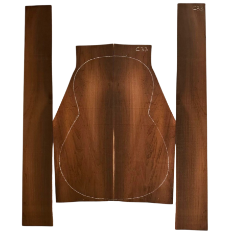 Brazilian Rosewood Set C33| Back and Sides |Classical Guitar