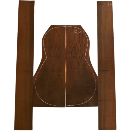Brazilian Rosewood Set C34| Back and Sides |Classical Guitar