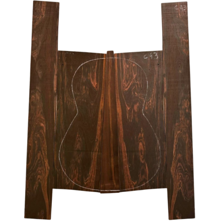 150 Years Old Brazilian Rosewood Set C43| Back and Sides |Classical Guitar