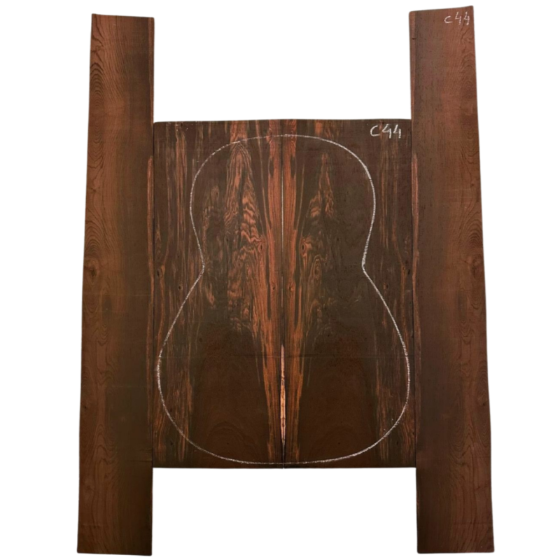150 Years Old Brazilian Rosewood Set C44| Back and Sides |Classical Guitar