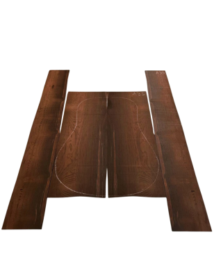 150 Years Old Brazilian Rosewood Set A35| Back and Sides |  Acoustic Guitar