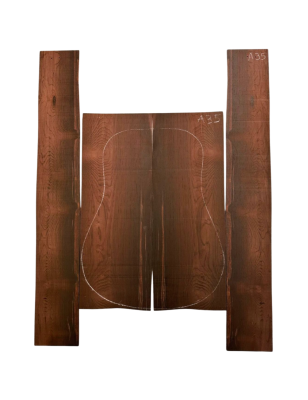 150 Years Old Brazilian Rosewood Set A35| Back and Sides |  Acoustic Guitar