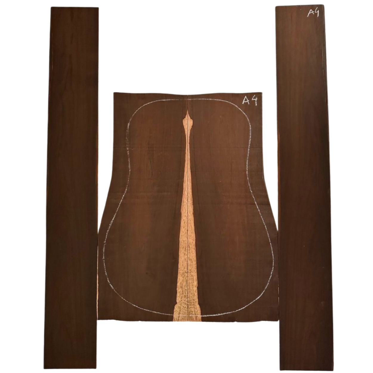 Brazilian Rosewood Set A4| Back and Sides | Acoustic Guitar