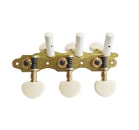 Van Gent Classical Guitar Machine Heads 400 Ivory Imitate Buttons