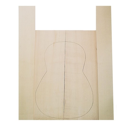 3A European Flamed Maple Classical Guitar Back and Sides Set 