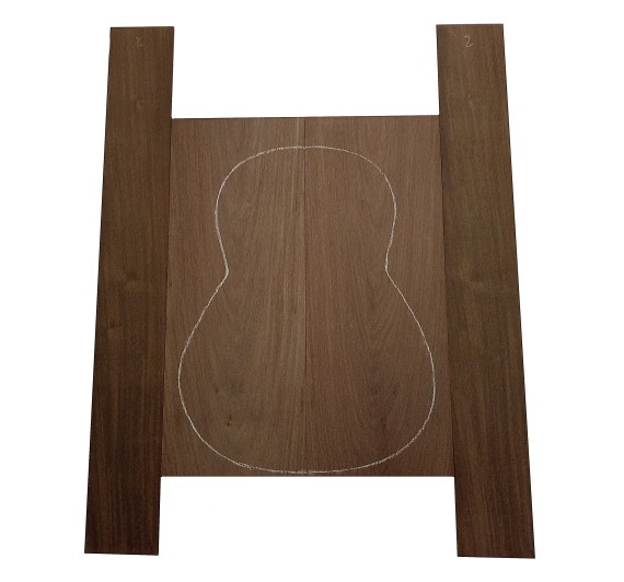 Ipê / Lapacho Classical Guitar Back and Sides Set #1